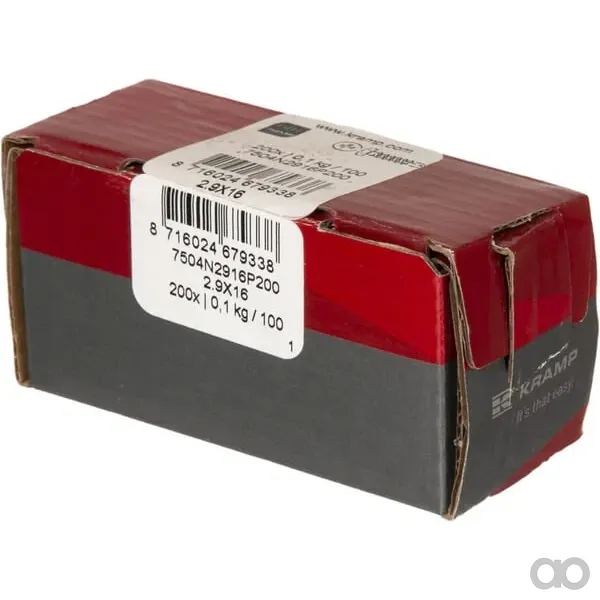 Kramp - 7504N2916P200 - Selbstschneidende Schraube 2,9x16mm Linsenkopf PH1 DIN 7504