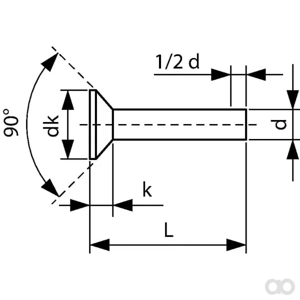 Kramp - 7516D612 - Taptite-Schraube DIN7516D M6x12 Stahl Verzinkt