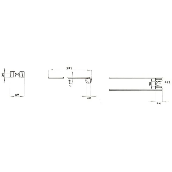 Kramp - 753003101N - Rotierzinken Doppel-Heuteufel