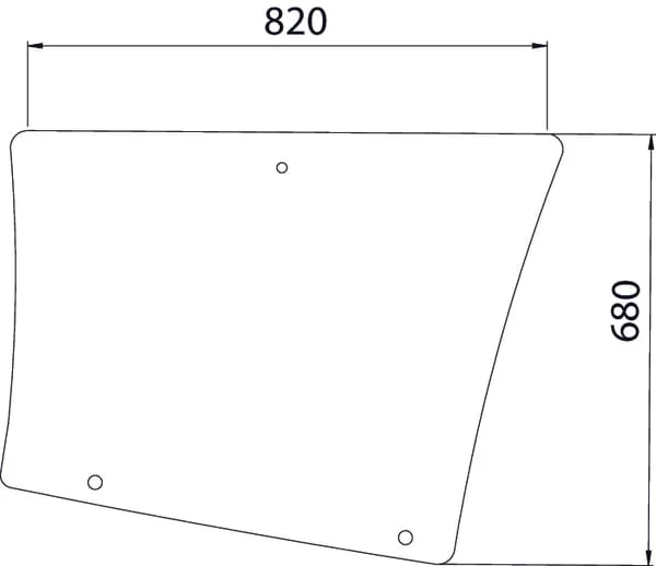 Kramp - 7700054133N - Heckscheibe Seitenwand