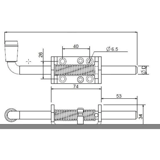 Kramp - 770020KR - Federbolzen