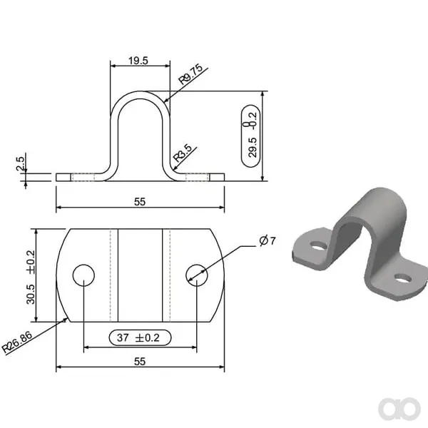 Kramp - 770023KR - Federbelasteter Bolzen
