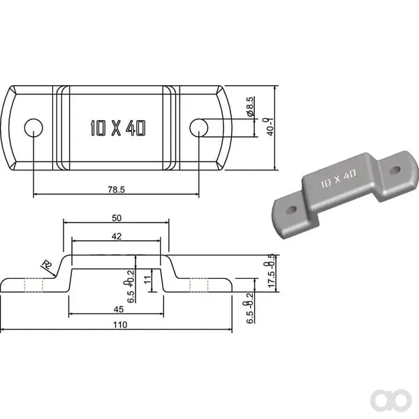 Kramp - 778102KR - Stecknusshalter Verzinkt