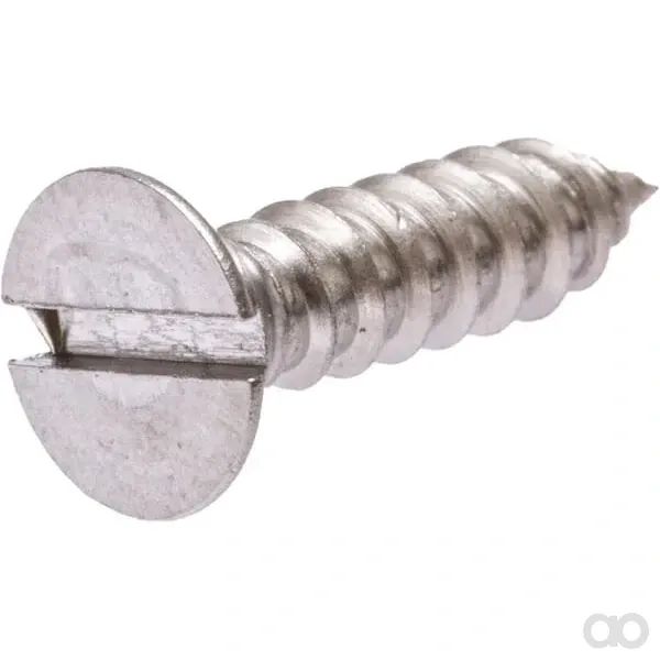 Kramp - 7972C3916RVSP100 - Schraube Selbstschneidend, Schlitz 3,9x16mm, 1mm Senkung, Edelstahl, DIN 7972 Kramp