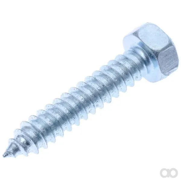 Kramp - 7976C6332 - Selbstschneidende Schraube 6.3x32mm, Sechskantkopf 10mm, DIN 7976C
