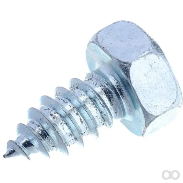 Kramp - 7976C816P200 - Selbstschneidende Schraube 8x16mm, Sechskantkopf 13mm, DIN 7976C