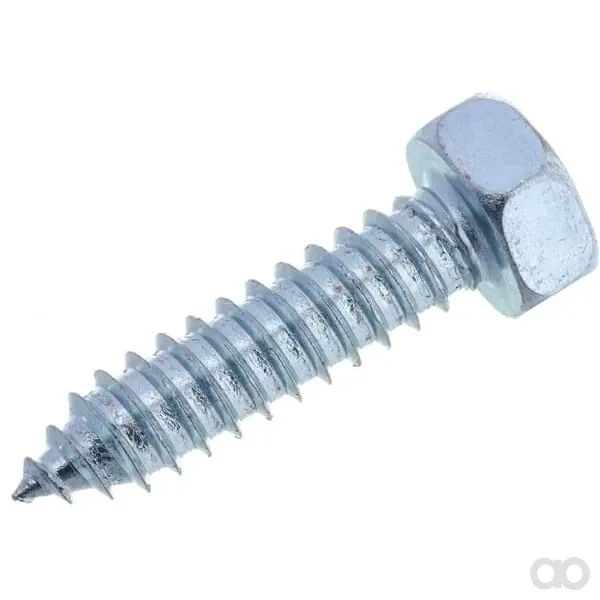 Kramp - 7976C832P200 - Selbstschneidende Blechschraube 8x32mm, 13mm Sechskantkopf, DIN 7976C