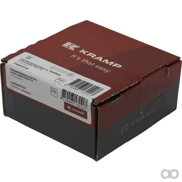 Kramp - 7985340TX100 - Linsenkopfschraube 3x40 Torx DIN7985