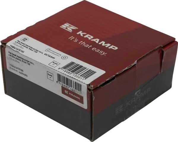 Kramp - 7985416TX100 - Linsenkopfschraube 4x16 Torx DIN7985