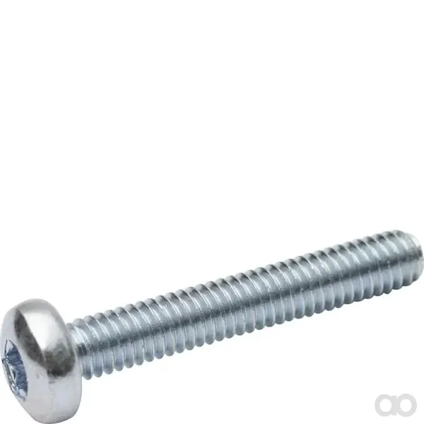 Kramp - 7985425TX100 - Linsenkopf-Maschinenschraube 4x25 Torx DIN7985