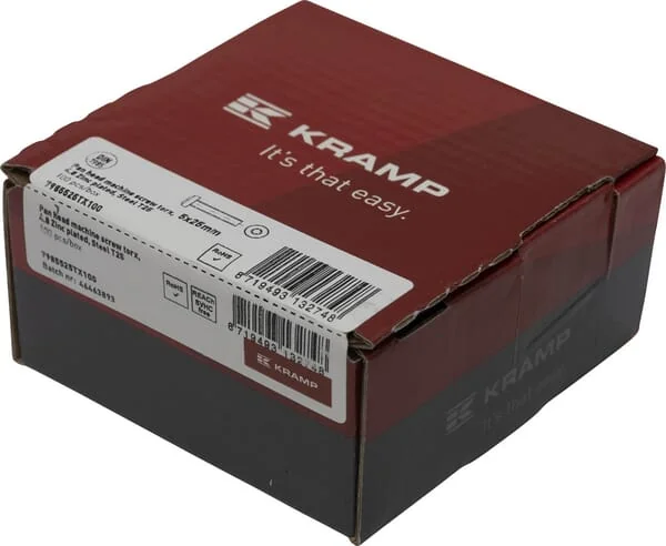 Kramp - 7985525TX100 - Linsenkopfschraube 5x25 Torx DIN7985