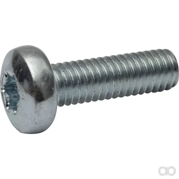 Kramp - 7985620TX100 - Linsenkopf-Maschinenschraube 6x20 Torx DIN7985