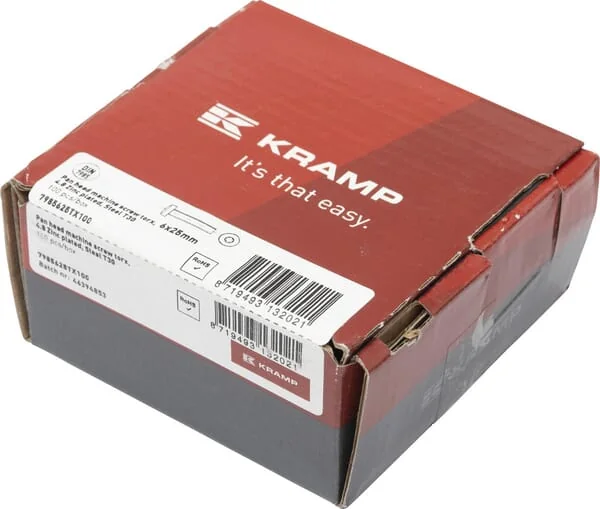 Kramp - 7985625TX100 - Linsenkopf-Maschinenschraube 6x25 Torx DIN7985