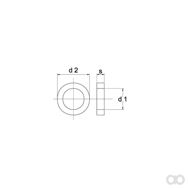 Kramp - 7989A16TV - Sicherungsring Thermisch Verzinkt M16