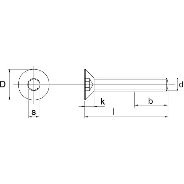 Kramp - 7991430 - Senkkopfschraube DIN7991 M4x30 Stahl Verzinkt 10.9 Kramp