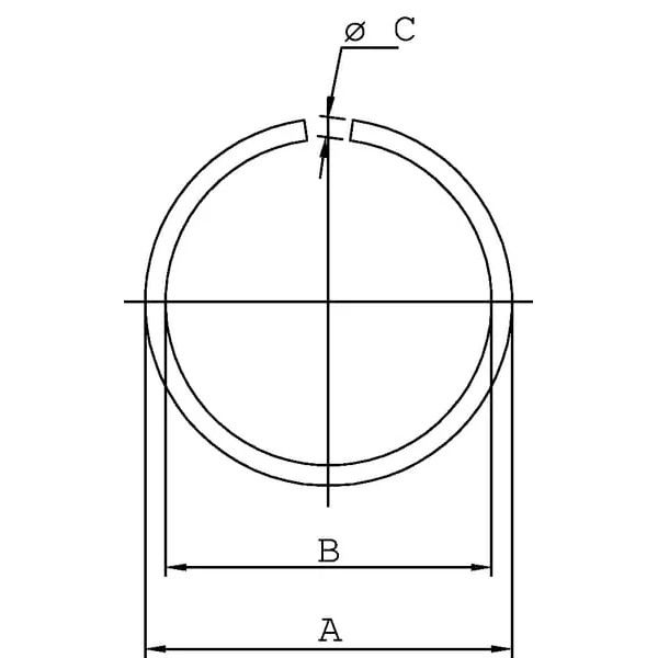 Kramp - 7993RB40 - Sicherungsring Innen 40x2.5mm DIN7993