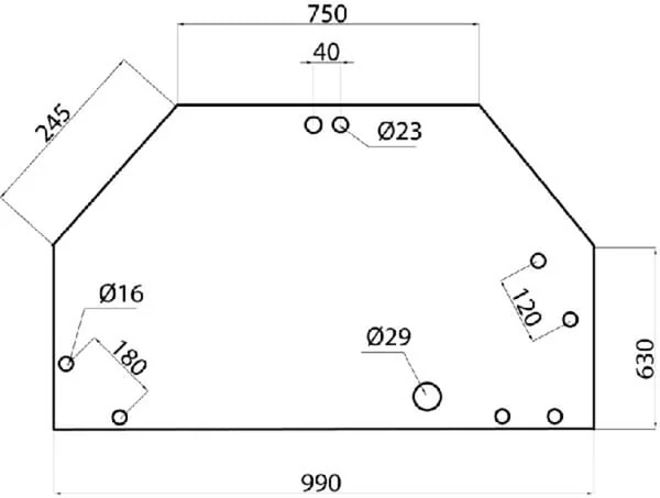 Kramp - 816810050010N - Heckscheibe Oben