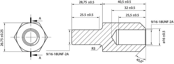 Kramp - 818017M1N - Radschraube