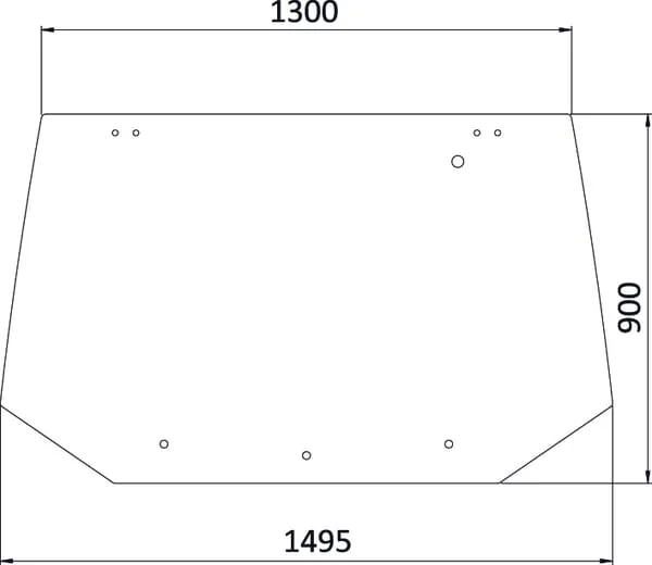 Kramp - 81865244KR - Oberes Hinteres Fenster