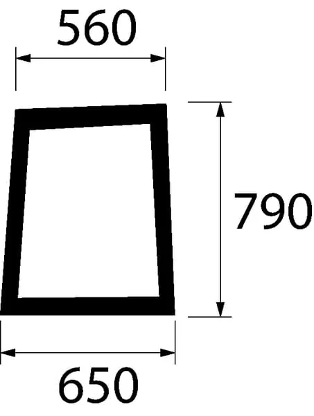 Kramp - 82002229KR - Seitenscheibe