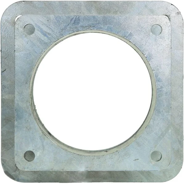 Kramp - 8300630F - Quadratischer Reduzierflansch 8"-6" (Flache Flansche)