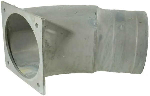 Kramp - 8304045Z - Bogen 45°+Flansch+Schlauchstutzen 8"