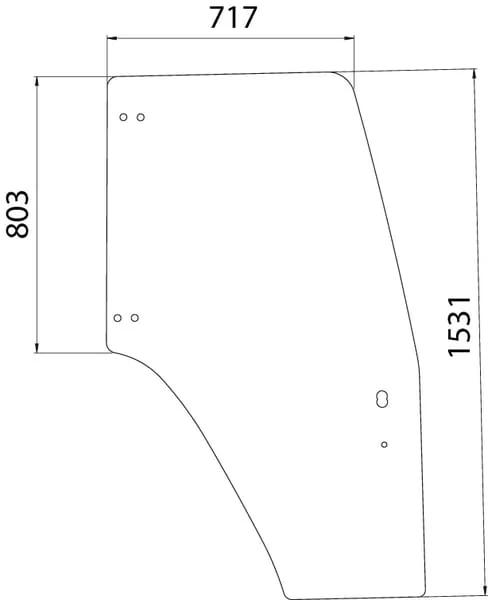 Kramp - 87302769N - Tuerrahmen – Links