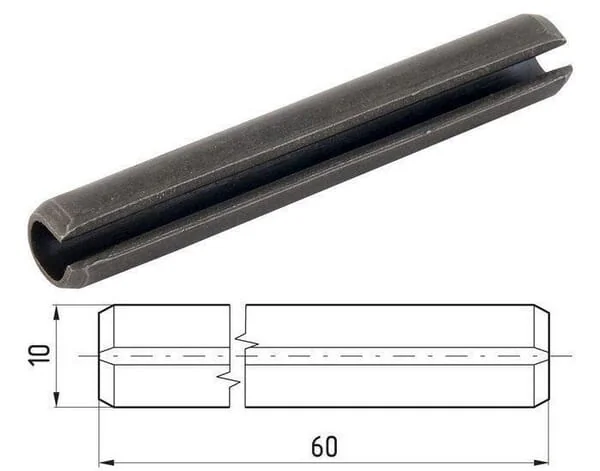 Kramp - 87521060 - Spannstift Schwerlast 10x60 mm ISO8752