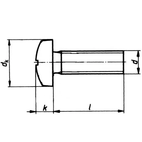 Kramp - 88107625 - Linsenkopfschraube DIN88107 M6x25 Stahl Verzinkt 4.6