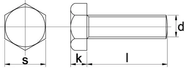 Kramp - 9331640109 - Sechskantschraube DIN933 M16x40 Stahl Verzinkt 10,9 Kramp