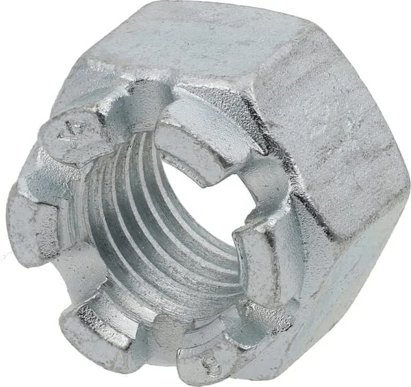 Kramp - 9352015 - Kronenmutter DIN935 M20x1,50 Stahl Verzinkt Klasse 8