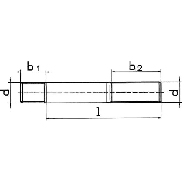 Kramp - 9391030B - Stiftschraube DIN939 M10x30 Stahl 8.8 Kramp