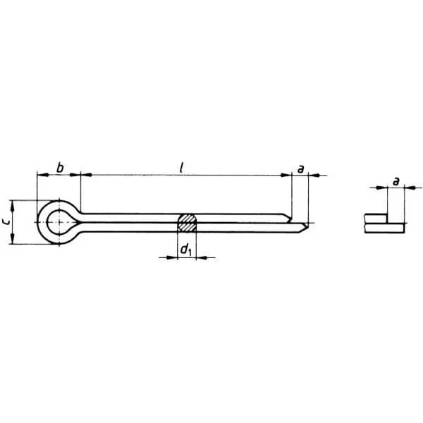 Kramp - 941090 - Splint 10x90 Verzinkt