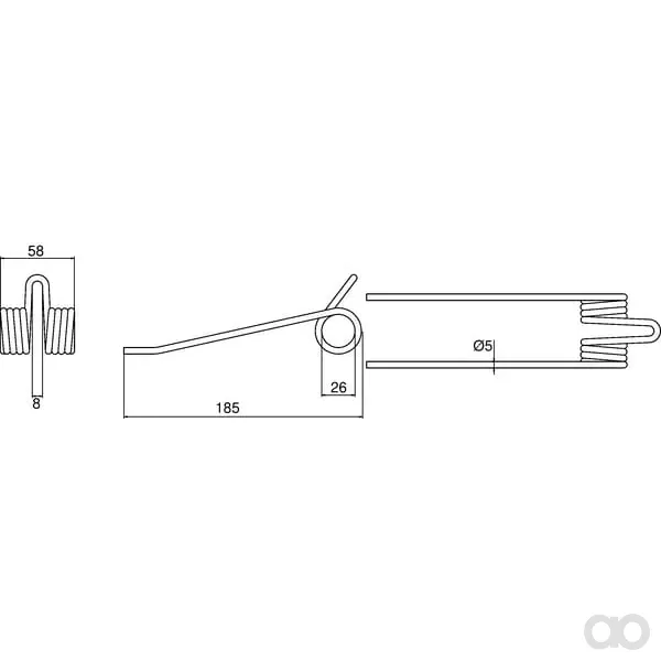 Kramp - 941117N - Aufnehmertine Oscha