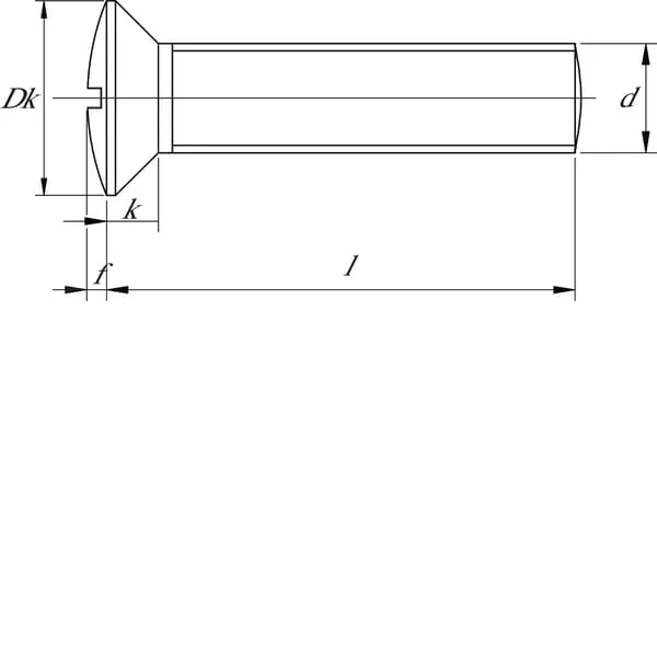 Kramp - 964514RVSP025 - Senkschraube DIN964 A2 M5x14