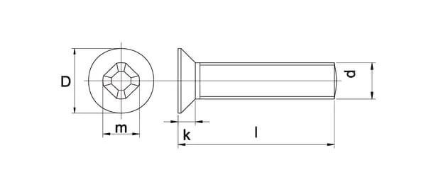 Kramp - 965825RVS - Metallscheibe VK M8x25 Edelstahl-A2