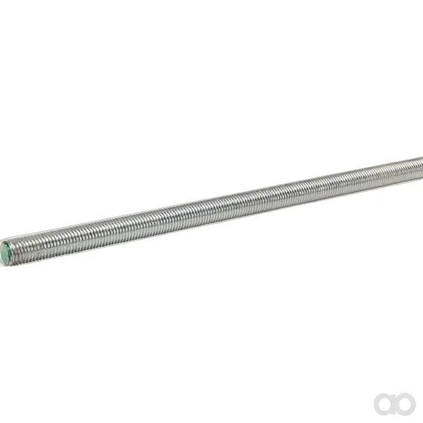 Kramp - 975668 - Gewindestange M6x1x1m Stahl 6.8 Verzinkt DIN 975