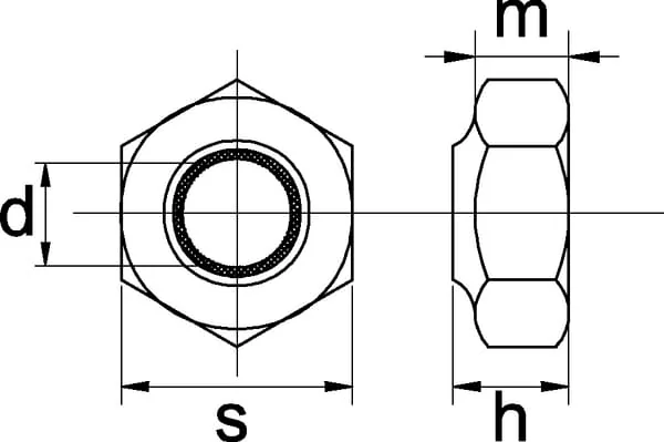 Kramp - 985516UNF - Sechskant-Sicherungsmutter DIN985 UNF 5/16 Stahl Verzinkt Klasse 8 Kramp