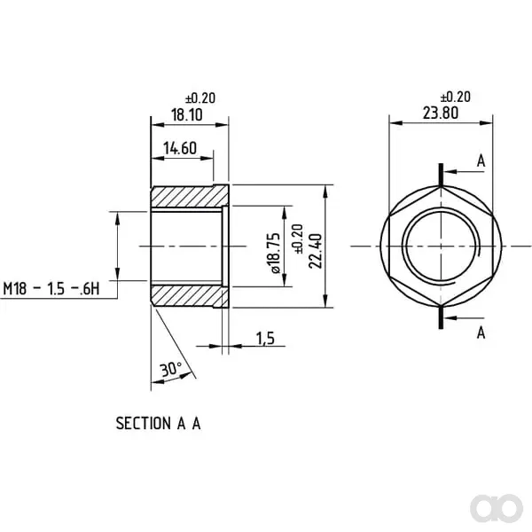 Kramp - 98782C1N - Radmutter
