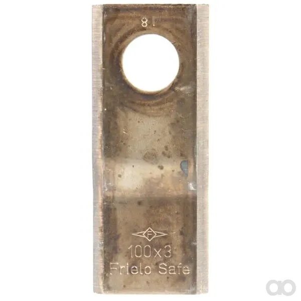 Kramp - 98PKR - Maehwerkzeugmesser Links/Rechts 98x40x3 mm Bohrung Diameter 19 mm Geeignet Fuer Ama/Galfre/Marangon 25er Packung