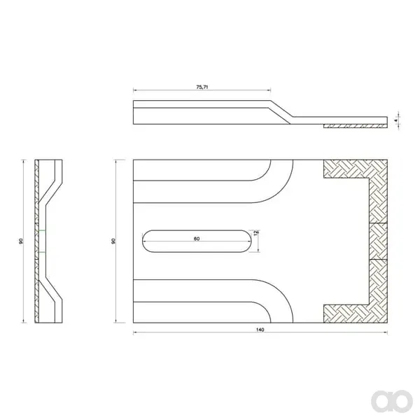 Kramp - AB060500CN - Schaber Aus Hartmetall