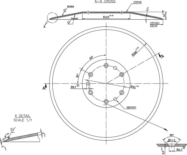 Kramp - AC495390N - Scheibe Fuer Eggen Accord