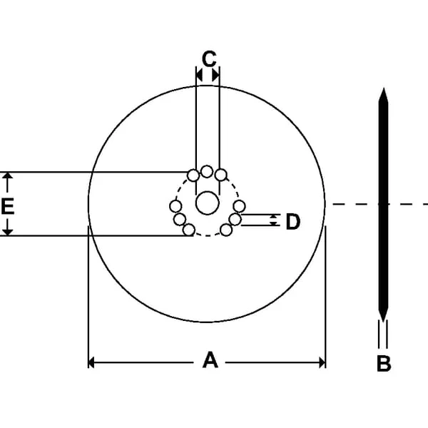 Kramp - AC495390N - Scheibe Fuer Eggen Accord