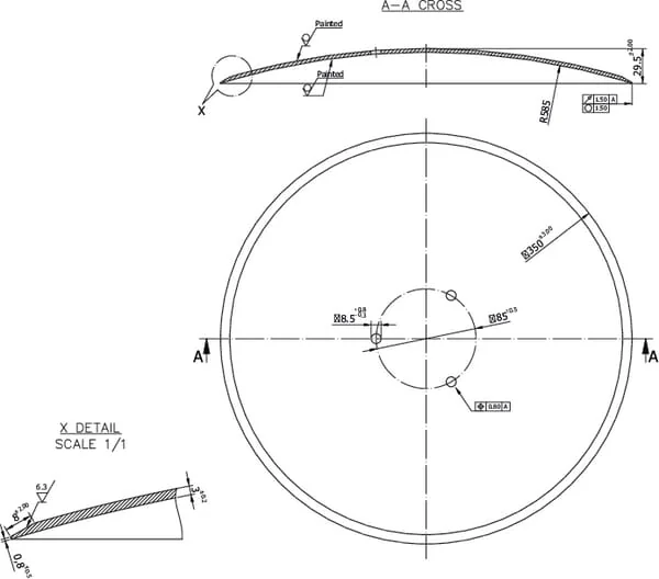 Kramp - AC496709N - Scheibe 350mm Accord