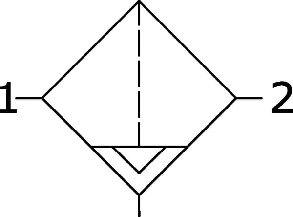 Kramp - AF2K12 - Persluchtfilter 1/2"