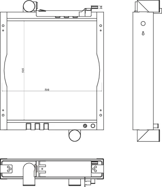 Kramp - AL116668N - Kuehler JD
