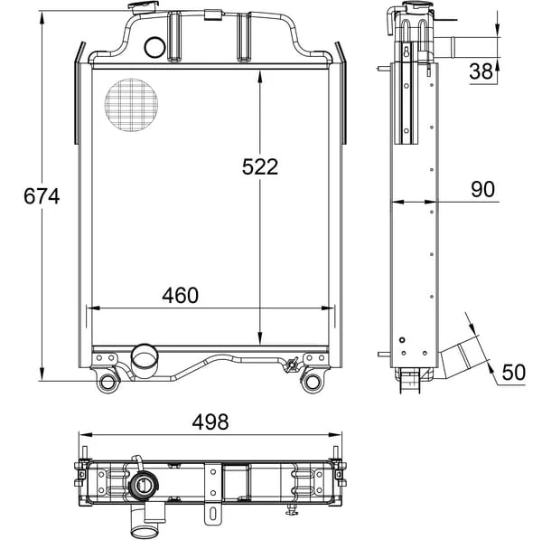 Kramp - AL56372N - Kuehler JD