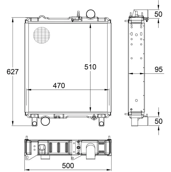 Kramp - AL66774N - Kuehler Geeignet Fuer JD