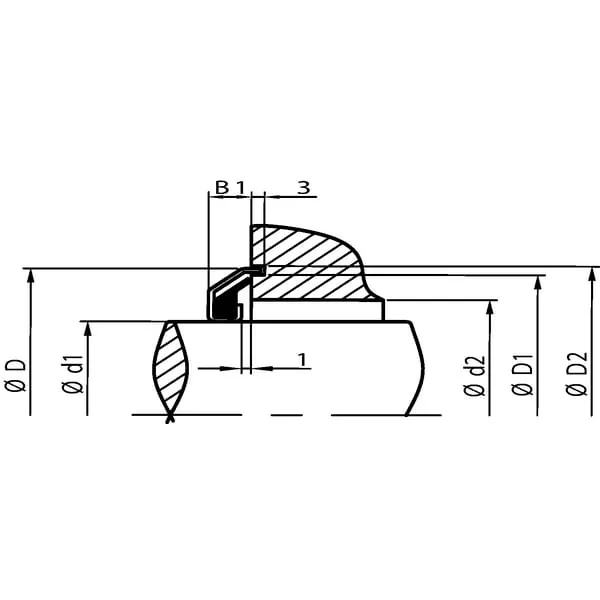 Kramp - AS17344RCLP001 - Alphaseal RCL 17x34x4