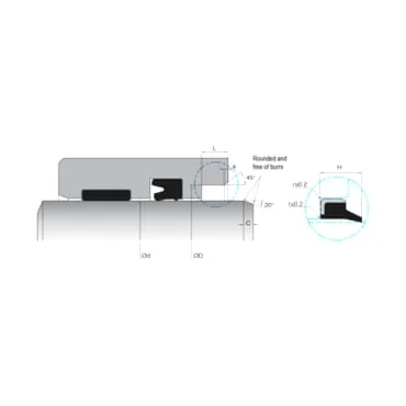 Kramp - ASM223558 - Brisalec Stange ASM 22x35x5/8mm